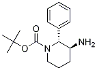 trans-tert-butyl 3-aMino-2-phenylpiperidine-1-carboxylate Structure
