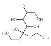 Psicose, 1-deoxy-,diethyl mercaptole, D- (8CI) Structure
