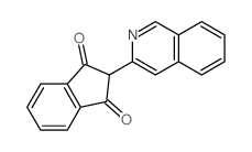 2-isoquinolin-3-ylindene-1,3-dione Structure