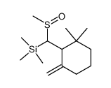 ((2,2-dimethyl-6-methylenecyclohexyl)(methylsulfinyl)methyl)trimethylsilane Structure