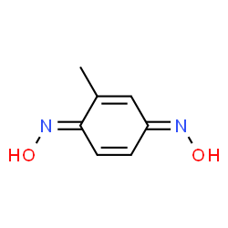 2,5-Cyclohexadiene-1,4-dione,2-methyl-,dioxime,(1E,4E)-(9CI) Structure