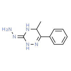 1,2,4-Triazin-3(2H)-one,4,5-dihydro-5-methyl-6-phenyl-,hydrazone(9CI) Structure