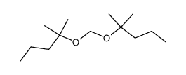 bis((2-methylpentan-2-yl)oxy)methane结构式