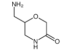 6-(Aminomethyl)morpholin-3-one structure