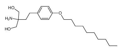 2-amino-2-[2-(4-decyloxyphenyl)ethyl]-1,3-propanediol Structure