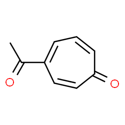 2,4,6-Cycloheptatrien-1-one, 4-acetyl- (9CI)结构式