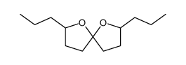 2,7-dipropyl-1,6-dioxaspiro[4.4]nonane Structure