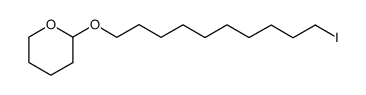 10-iodo-1-[(tetrahydro-2-pyranyl)oxy]decane Structure