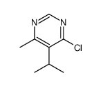 4-CHLORO-5-ISOPROPYL-6-METHYLPYRIMIDINE structure