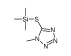 trimethyl-(1-methyltetrazol-5-yl)sulfanylsilane结构式