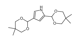 2,4-di(5,5-dimethyl-1,3-dioxan-2-yl)-pyrrole结构式