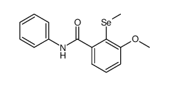 3-methoxy-2-(methylselanyl)-N-phenylbenzamide结构式