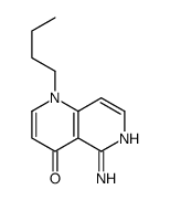 5-amino-1-butyl-1,6-naphthyridin-4-one结构式