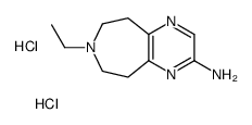 4-ethyl-4,8,11-triazabicyclo[5.4.0]undeca-7,9,11-trien-10-amine dihydr ochloride结构式