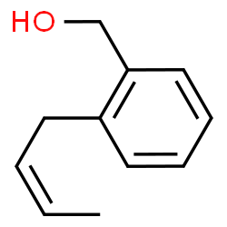 Benzenemethanol, 2-(2-butenyl)-, (Z)- (9CI)结构式