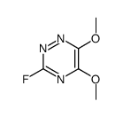 1,2,4-Triazine,3-fluoro-5,6-dimethoxy-(9CI) structure