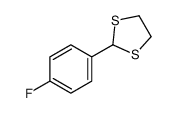 2-(p-fluorophenyl)-1,3-Dithiolane Structure