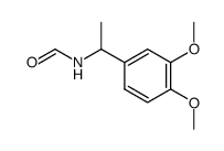 N-1-(3,4-dimethoxyphenyl)ethylformamide结构式