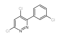 3-(3-CHLOROPHENYL)-4,6-DICHLOROPYRIDAZINE structure