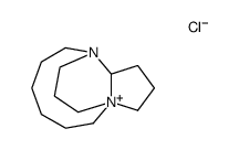 6-aza-1-azoniatricyclo[6.4.3.01,9]pentadecane chloride结构式