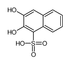 2,3-dihydroxynaphthalene-1-sulfonic acid结构式