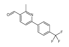 3-Pyridinecarboxaldehyde, 2-methyl-6-[4-(trifluoromethyl)phenyl] Structure