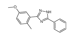 5-(5-methoxy-2-methylphenyl)-3-phenyl-1H-1,2,4-triazole Structure