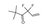 5-Hexen-3-one,4,4-difluoro-2,2-dimethyl- structure