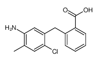 2-(5-amino-2-chloro-4-methyl-benzyl)-benzoic acid结构式