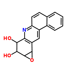 1a,2,3,11b-Tetrahydrobenzo[a]oxireno[j]acridine-2,3-diol结构式