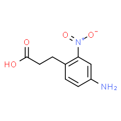 3-(4-Amino-2-nitrophenyl)propanoic acid Structure