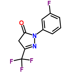 2-(3-Fluorophenyl)-5-(trifluoromethyl)-2,4-dihydro-3H-pyrazol-3-one Structure