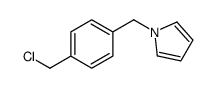 1-[[4-(chloromethyl)phenyl]methyl]pyrrole结构式