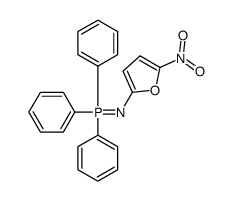 (5-nitrofuran-2-yl)imino-triphenyl-λ5-phosphane结构式