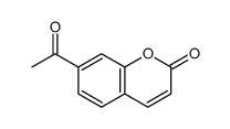 7-acetylchromen-2-one结构式