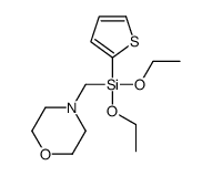 diethoxy-(morpholin-4-ylmethyl)-thiophen-2-ylsilane结构式