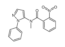 N-methyl-2-nitro-N-(2-phenylpyrazol-3-yl)benzamide Structure