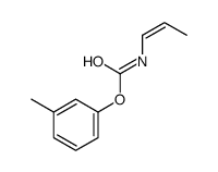 (3-methylphenyl) N-prop-1-enylcarbamate Structure