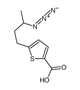 5-(3-azidobutyl)thiophene-2-carboxylic acid Structure