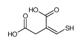 2-(sulfanylmethylidene)butanedioic acid Structure