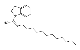 N-dodecyl-2,3-dihydroindole-1-carboxamide Structure