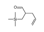 2-(trimethylsilylmethyl)pent-4-enal Structure