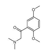 1-(2,5-dimethoxyphenyl)-2-(dimethylamino)ethanone结构式