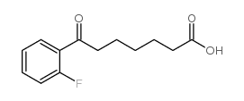 7-(2-fluorophenyl)-7-oxoheptanoic acid结构式