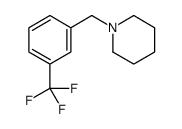 1-[[3-(trifluoromethyl)phenyl]methyl]piperidine Structure