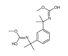 methyl N-[2-[3-[2-(methoxycarbonylamino)propan-2-yl]phenyl]propan-2-yl]carbamate Structure