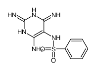 N-(2,4,6-triaminopyrimidin-5-yl)benzenesulfonamide结构式