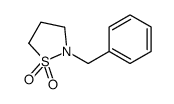 2-benzyl-1,2-thiazolidine 1,1-dioxide结构式