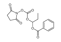 1-(2,5-dioxopyrrolidin-1-yl)oxycarbonyloxypropyl benzoate结构式