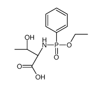 (2S,3R)-2-[[ethoxy(phenyl)phosphoryl]amino]-3-hydroxybutanoic acid Structure